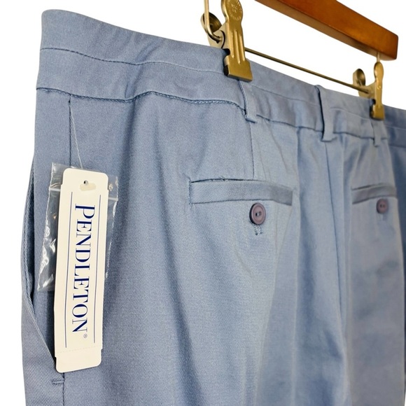 NWT Pendleton Light Blue Trousers, Size 14 - Picture 5 of 12